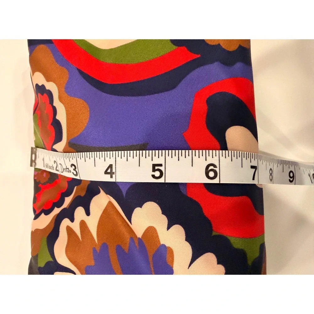 Vera Bradley Cosmetic Bag Large Floral Makeup Pouch Zip Travel